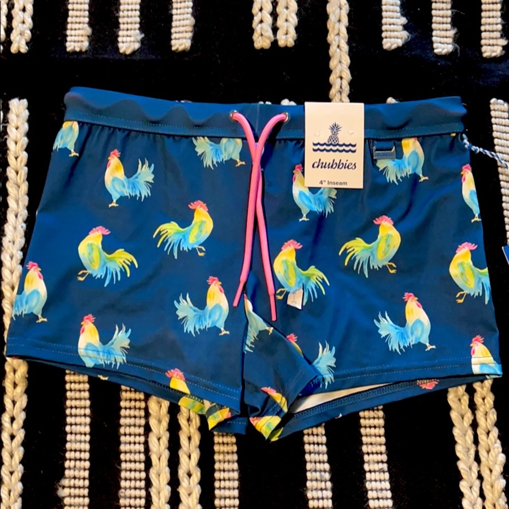 Chubbies 4” Inseam Euro Swim Trunk S